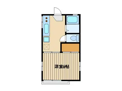 アトリエ5(1K/1階)の間取り写真