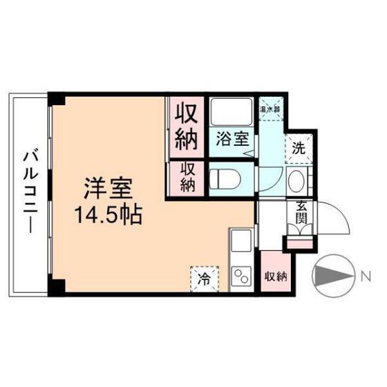 センチュリー黒瀬(ワンルーム/2階)の間取り写真