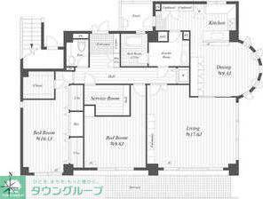 レジデンス等々力(2SLDK/1階)の間取り写真