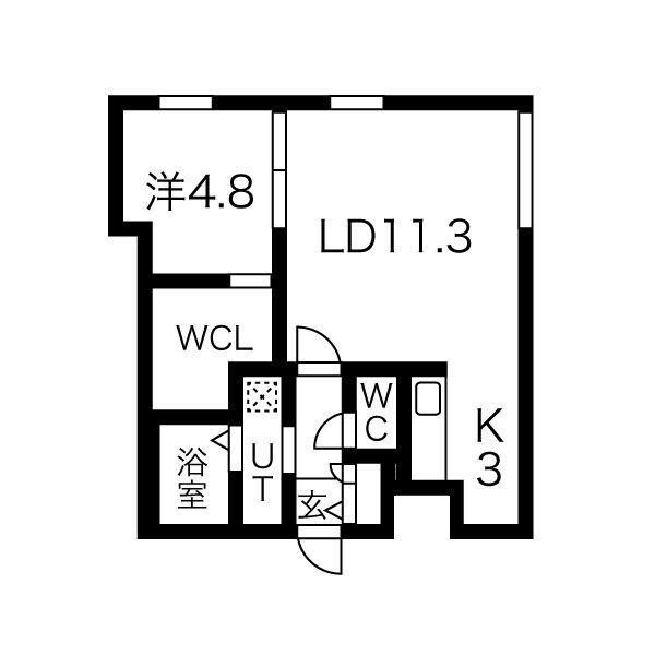 ART MAISON(1LDK/4階)の間取り写真