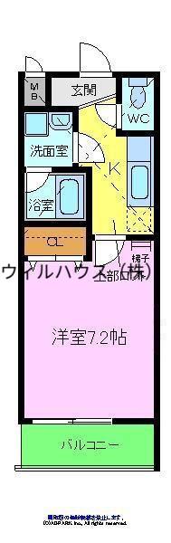 フジパレス南清水町 Ⅲ番館(1K/1階)の間取り写真
