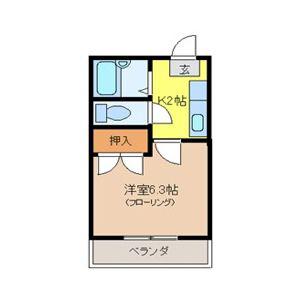 メゾン・ライトピュア(1K/3階)の間取り写真