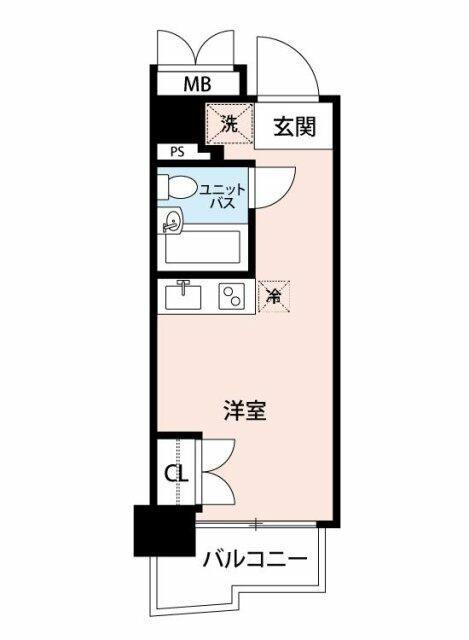 TRUSTVALUE代々木 (ワンルーム/2階)の間取り写真