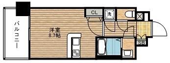 CREATO新大阪PANLOOP(1K/10階)の間取り写真
