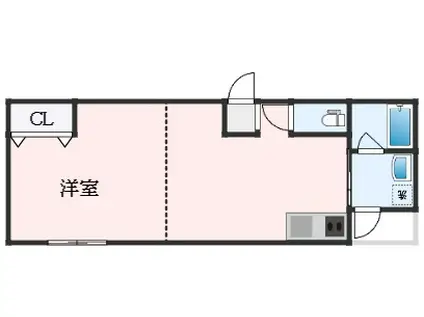 アヴィレックス(1LDK/2階)の間取り写真