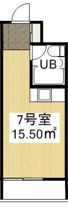 リアライズ福山(ワンルーム/4階)の間取り写真