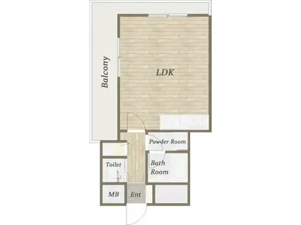 タック三ツ境(ワンルーム/5階)の間取り写真