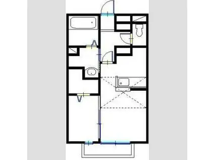 アーバンプラザ(1LDK/1階)の間取り写真