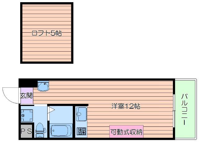 COSMOLIFE KATAYAMA(ワンルーム/7階)の間取り写真