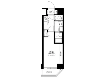 ブライズ神保町(1K/10階)の間取り写真