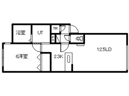 FIRST STAR上富良野(1LDK/B2階)の間取り写真