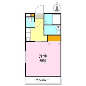 フェリーチェ(1K/2階)の間取り写真