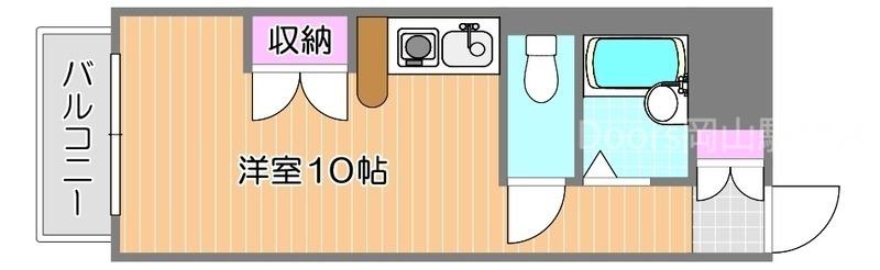 カーサ・プリメラ(1K/1階)の間取り写真
