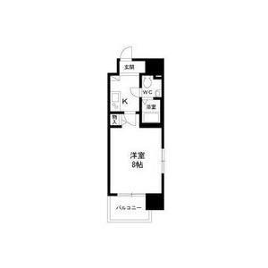 エコロジー鶴舞レジデンス(1K/3階)の間取り写真