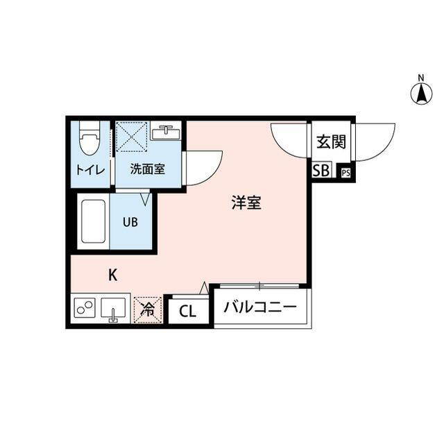 エキニア川崎ウエスト(ワンルーム/3階)の間取り写真