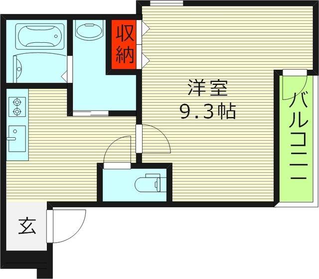 フジパレス関目III番館(1K/2階)の間取り写真