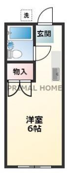 センチュリーハウス(1K/1階)の間取り写真