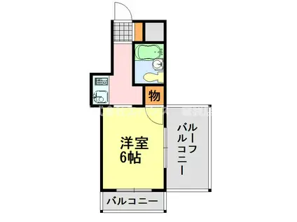 TOP蘇我(ワンルーム/4階)の間取り写真