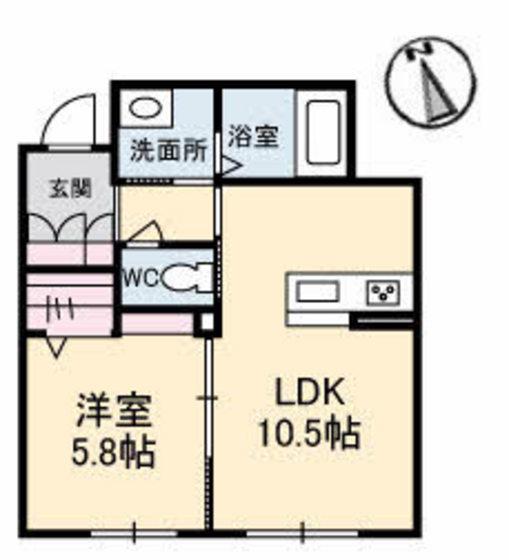 グラン ヘリテージ(1LDK/1階)の間取り写真