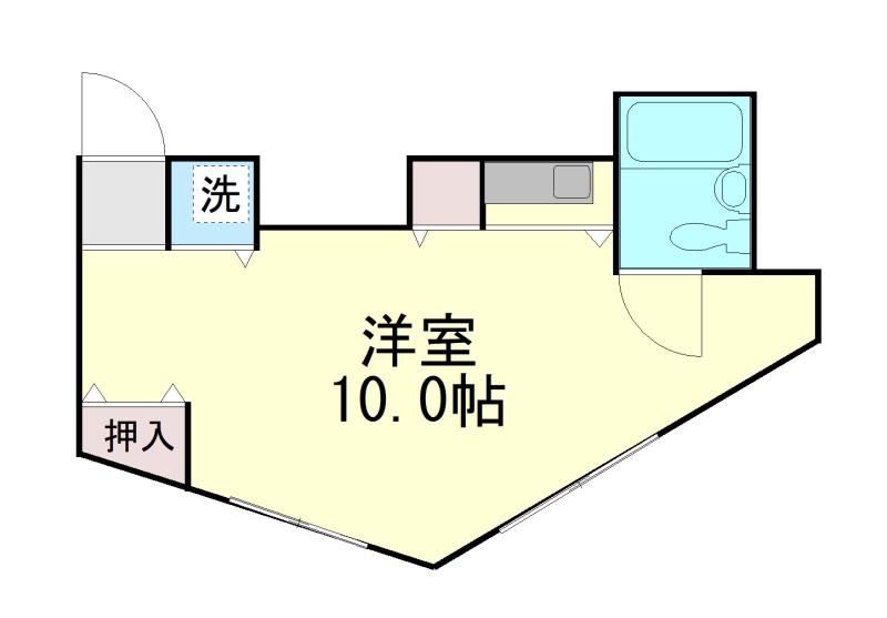 MASANI六甲道駅前(ワンルーム/3階)の間取り写真