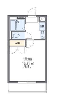 レオパレスプランドール(1K/3階)の間取り写真