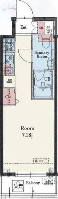 RESIDENCE IRUMA(ワンルーム/6階)の間取り写真