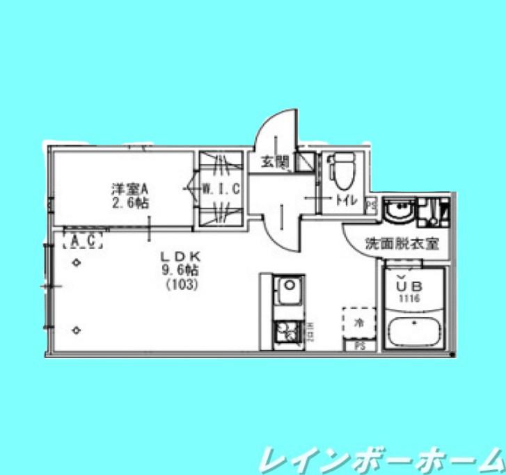 KEIAI RESIDENCE 元山I(1LDK/3階)の間取り写真