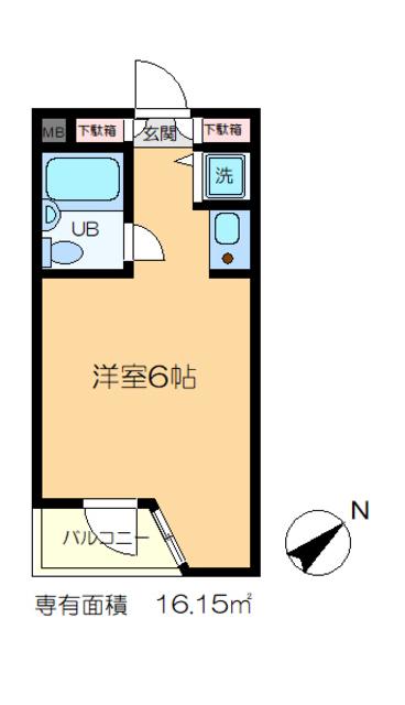 TOP錦糸町(ワンルーム/2階)の間取り写真