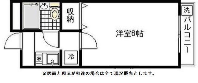アーバンシェトワ(1K/1階)の間取り写真