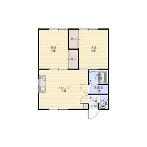 EST23(2LDK/2階)の間取り写真
