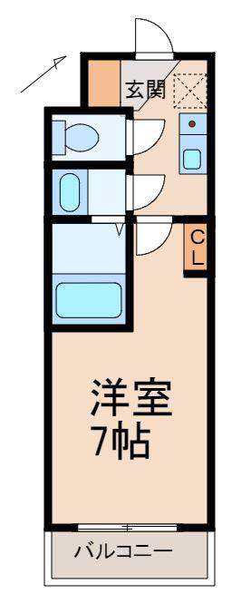 学生会館 UNI E MEAL 和歌山大学前(1K/1階)の間取り写真