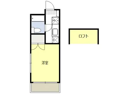 プラザキチノ(1K/3階)の間取り写真
