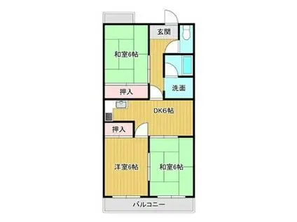 リアライズ尾頭橋(1LDK/4階)の間取り写真