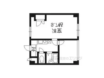 エスペランザ(1K/3階)の間取り写真