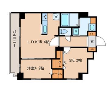 フロントコート錦糸町 (1SLDK/5階)の間取り写真