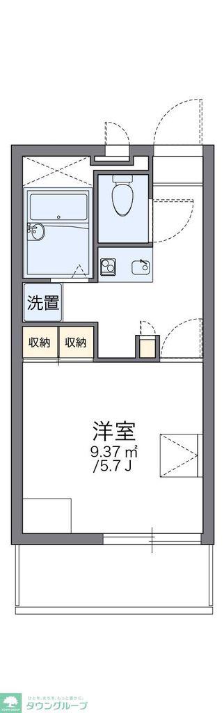 レオパレスエスペランサ分梅(1K/3階)の間取り写真