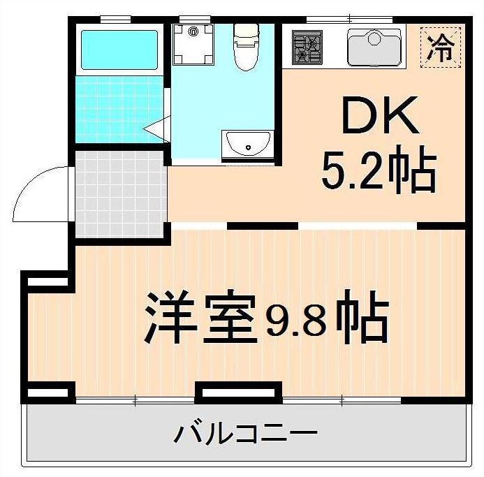 いろどりの杜 -HANDS-ON VILLAGE-(1DK/3階)の間取り写真