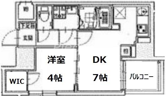S-RESIDENCE堺筋本町UNO(1DK/8階)の間取り写真