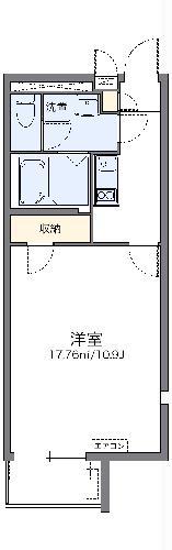 レオネクスト壱(1K/2階)の間取り写真