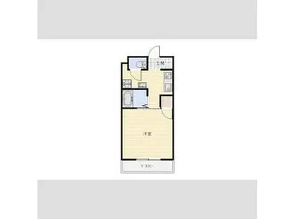 エスティーム(1K/1階)の間取り写真