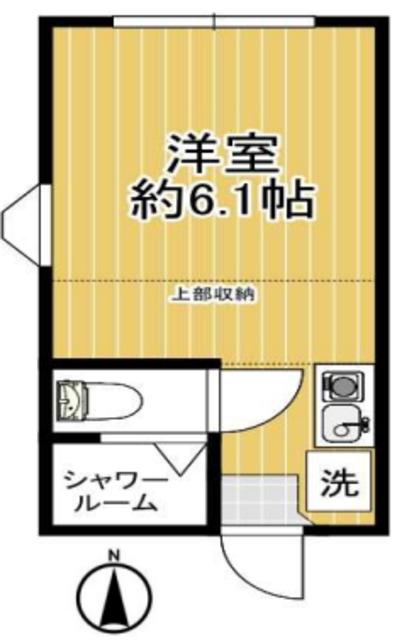 レクス84(ワンルーム/1階)の間取り写真