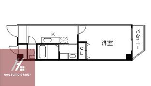 レジデンス鷺洲(1K/2階)の間取り写真