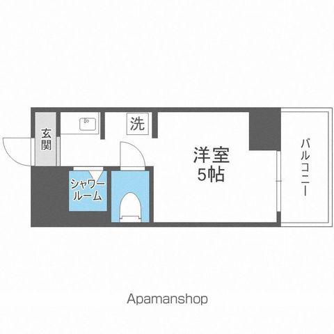テングッド昭代NEXT(ワンルーム/2階)の間取り写真