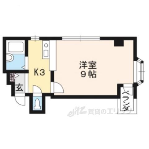 グレイスメゾンOZ(1K/2階)の間取り写真