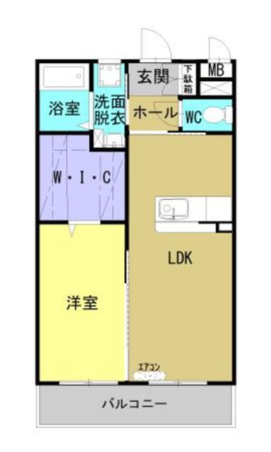 恒久南Tマンション(1LDK/3階)の間取り写真
