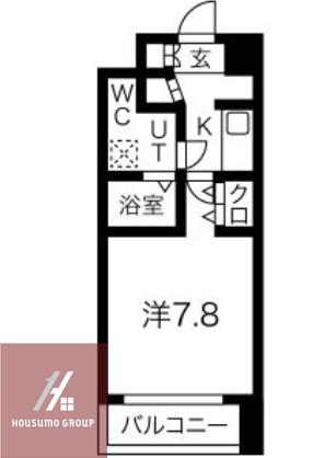 GROOVE御幣島アベニュー(1K/7階)の間取り写真