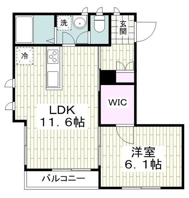 CASAORIENTE(1LDK/3階)の間取り写真