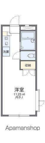 レオパレスANNEXEGAWA(1K/3階)の間取り写真