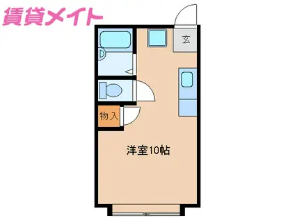 コーポ大翔(ワンルーム/3階)の間取り写真