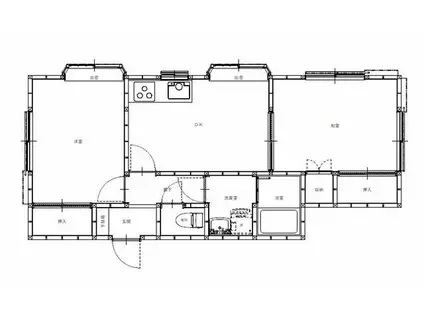 メゾン・ド・ナールII(2DK/2階)の間取り写真
